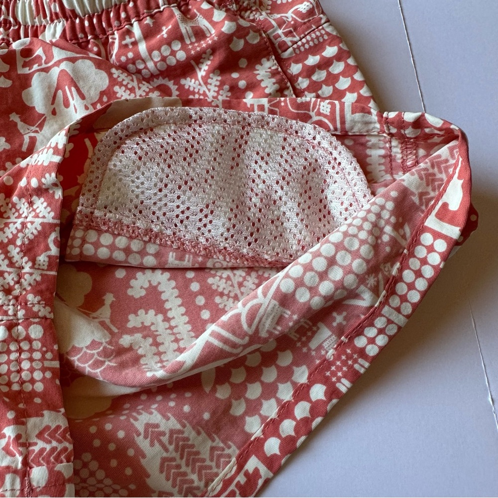 Patagonia Baggies Patterned Shorts Elastic Waist MCQUAIL: PEAK PINK XL - Picture 7 of 8